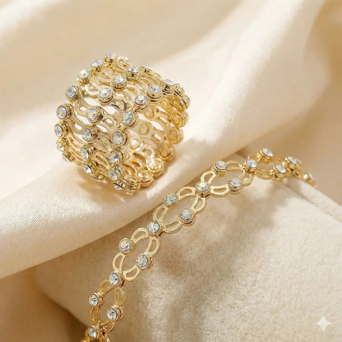 2 in 1 Ring Bracelet Expandable & Foldable Transform Bracelet To Ring