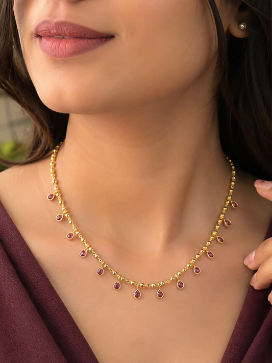 New Designer Premium Qullity High Gold Platwed Ad Diamond Fancy Chain For Girls