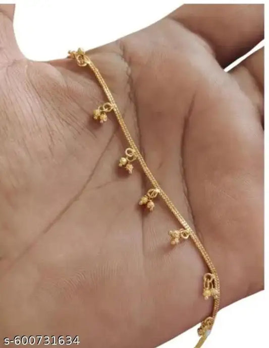 Elegant High Gold-Plated Charm Bhabhi Rakhi