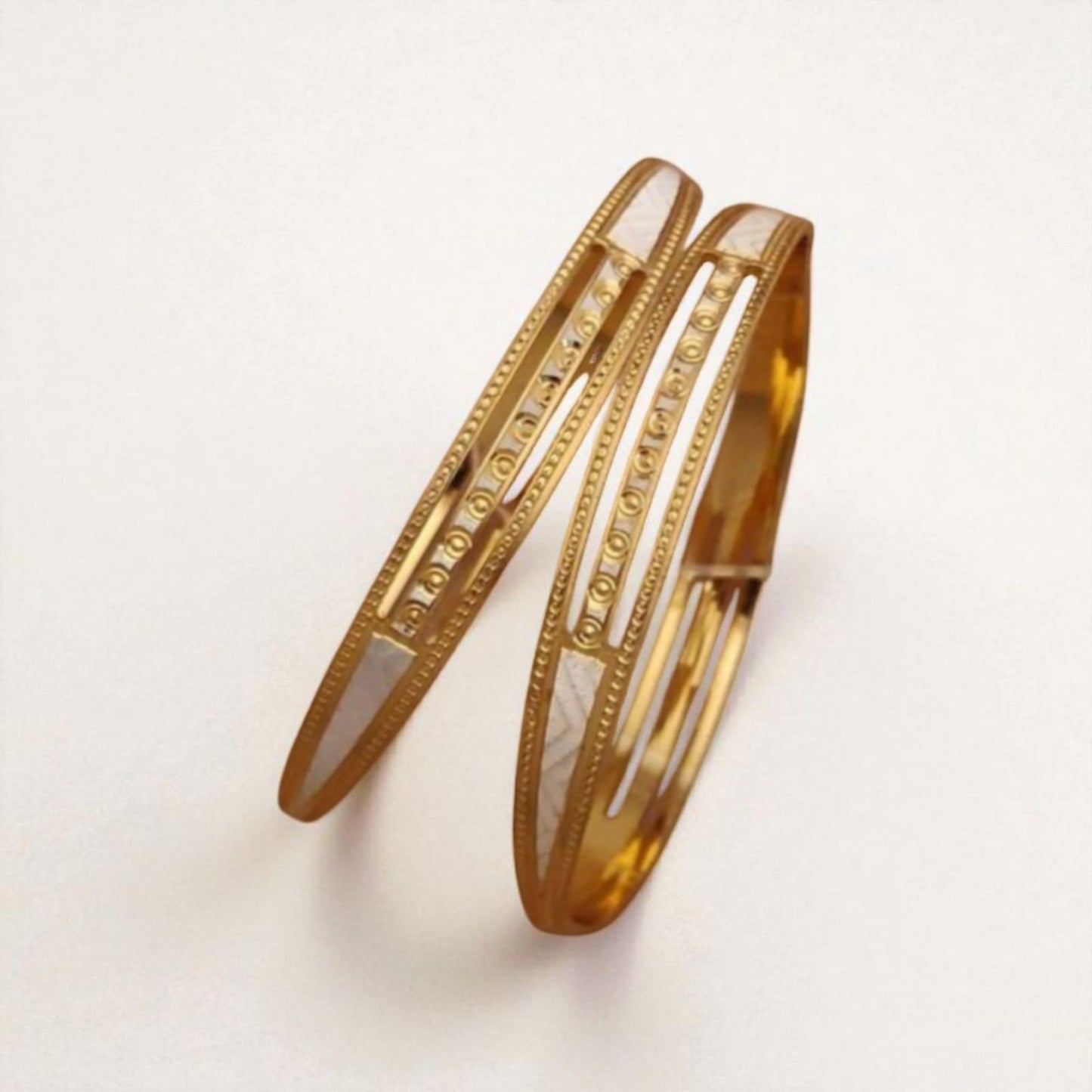 New Designer Preium Quality High Gold Plated Daily Wear Fancy Cnc Bangle