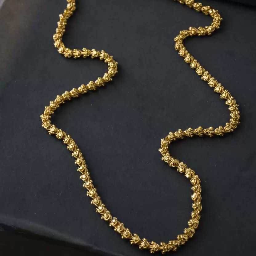 Gold Plated Daily Wear Long Bahubali Chain