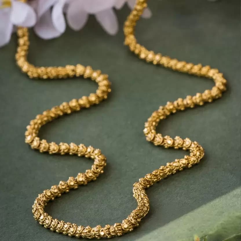 Gold Plated Daily Wear Long Bahubali Chain