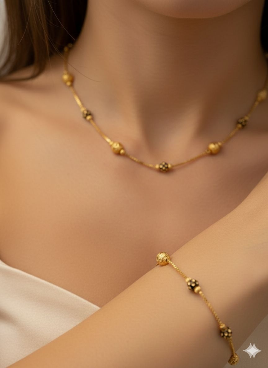 Micro Gold Plated Daily Wear Delicate Chain Bracelet  – Elegant Everyday Luxury