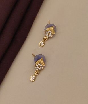 Forming And Diamond High Gold Plated Square Mangalsutra