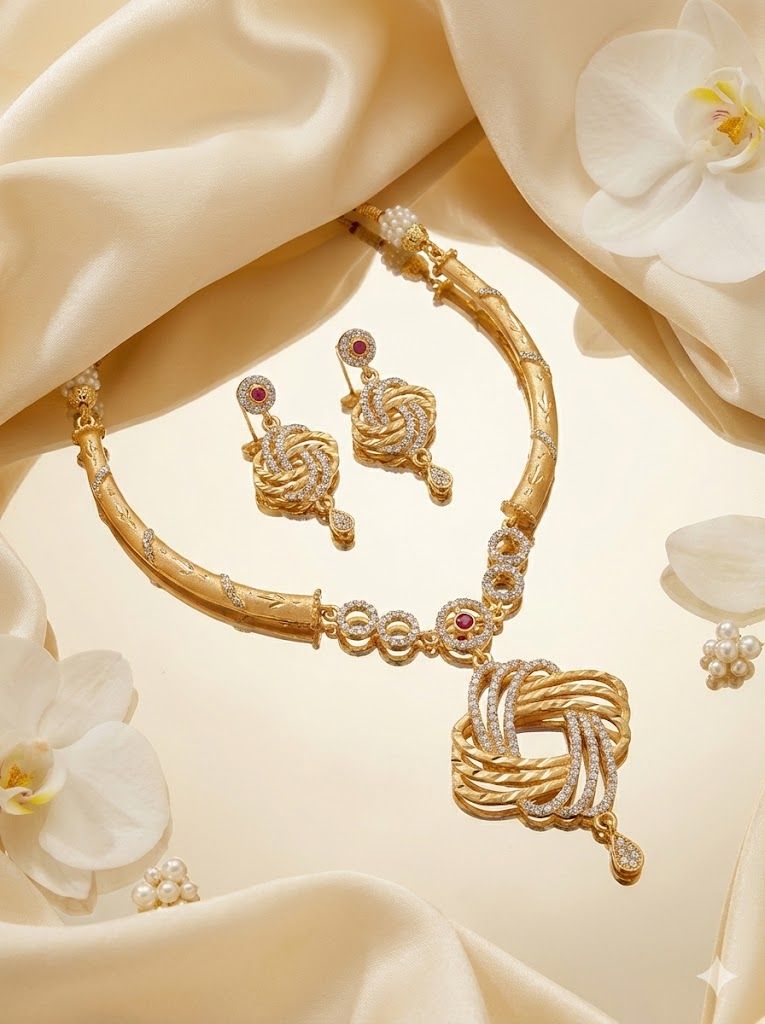 Deepika Royale Knot Necklace Set
